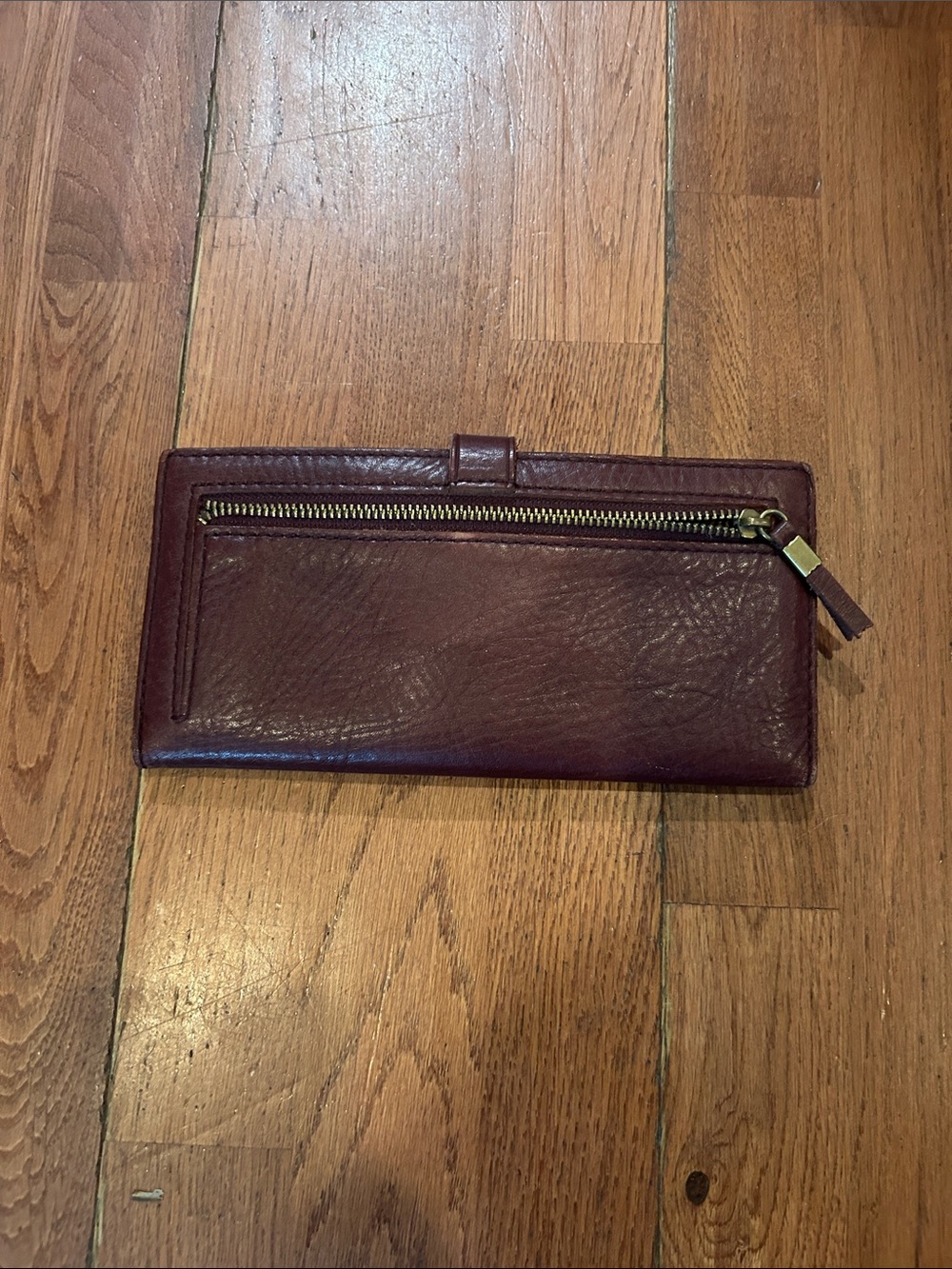 Madewell Leather Wallet Maroon Leather Wallet - Picture 4 of 6